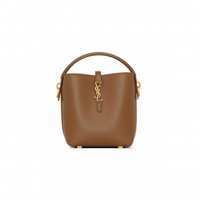 YSL LE 37 MINI IN SHINY LEATHER 7658702R20W2536 (15*13*6cm)